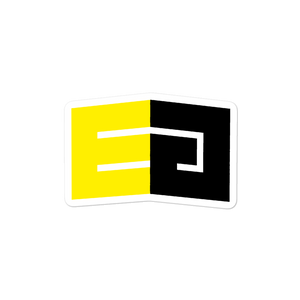 Elite Gaming Yellow & Black Sticker