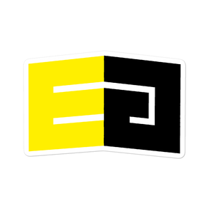 Elite Gaming Yellow & Black Sticker